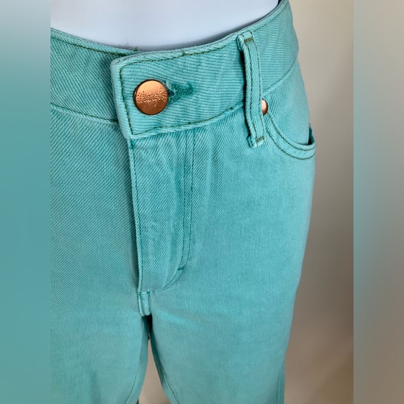 Wrangler Women’s Wild West 603 High Rise Straight Jeans Smoke Sea 25/28 - Picture 3 of 11